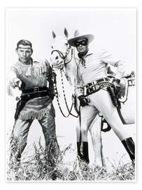 Poster The Lone Ranger - Jay Silverheels, Clayton Moore