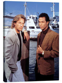 Leinwandbild Miami Vice - Don Johnson, Philip Michael Thomas, 1984-89
