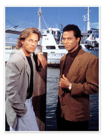 Poster Miami Vice - Don Johnson, Philip Michael Thomas, 1984-89