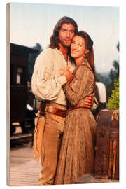 Holzbild Dr. Quinn - Ärztin aus Leidenschaft