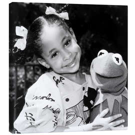Leinwandbild Raven-Symone, Kermit der Frosch, 1990