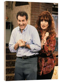 Holzbild Ed O'Neill, Katey Sagal - Eine schrecklich nette Familie