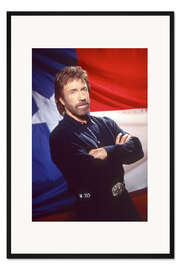 Gerahmter Kunstdruck Walker Texas Ranger - Chuck Norris, 1994