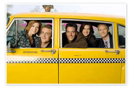 Wandbild How I Met Your Mother, volle Besetzung