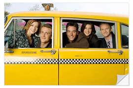 Wandsticker How I Met Your Mother, volle Besetzung