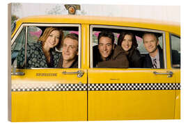 Holzbild How I Met Your Mother, volle Besetzung