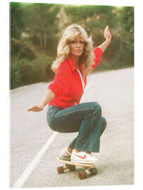 Acrylglasbild CHarlie's Angels - Farrah Fawcett, 1976