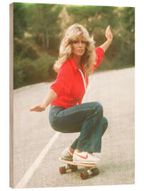 Holzbild CHarlie's Angels - Farrah Fawcett, 1976