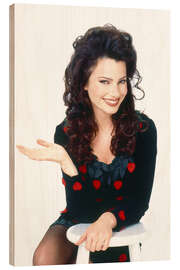 Holzbild Die Nanny - Fran Drescher