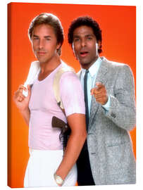 Leinwandbild Miami Vice - Don Johnson, Philip Michael Thomas, 1984