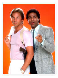 Poster Miami Vice - Don Johnson, Philip Michael Thomas, 1984