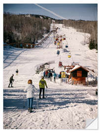 Wandsticker 60er Seilbahn