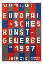Wandbild Europäisches Kunstgewerbe, Grassi Museum, Leipzig 1927