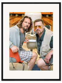 Gerahmter Kunstdruck Jeff Bridges und John Goodman - The Big Lebowski, 1997