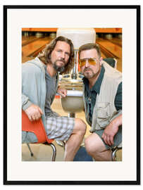 Gerahmter Kunstdruck Jeff Bridges und John Goodman - The Big Lebowski, 1997