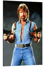 Tableau en aluminium Invasion U.S.A. - Chuck Norris, 1985