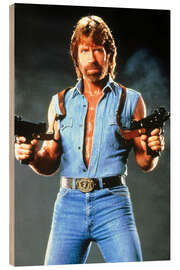 Holzbild Invasion U.S.A. - Chuck Norris, 1985