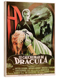Holzbild Dracula, 1958 (Französisch) - Vintage Entertainment Collection