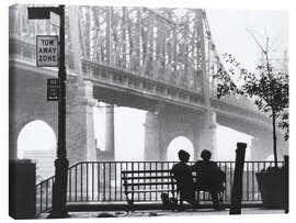 Leinwandbild Diane Keaton und Woody Allen - Manhattan, 1979