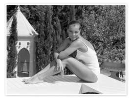 Poster Romy Schneider - Der Swimmingpool, 1969
