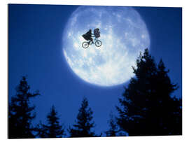 Magnettafel E.T. - Der Außerirdische, 1982, das fliegende Fahrrad