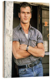 Holzbild Patrick Swayze - Die Outsider, 1983