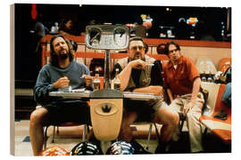Holzbild The Big Lebowski, 1998, Bowling-Szene