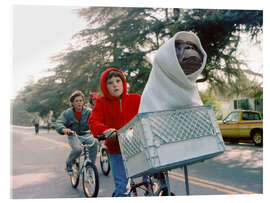 Acrylglasbild E.T. - Der Außerirdische, 1982, Fahrradszene