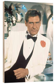 Holzbild Harrison Ford - Indiana Jones und der Tempel des Todes, 1984
