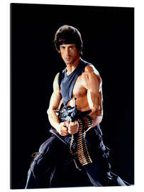 Quadro em plexi-alumínio Sylvester Stallone - Rambo I