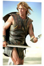 Acrylglasbild Brad Pitt in Troy, 2004