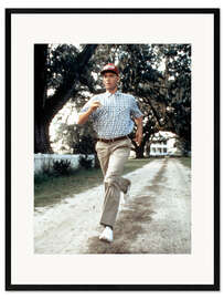Gerahmter Kunstdruck Run Forrest run!