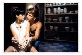 Poster Demi Moore und Patrick Swayze, die Töpferszene