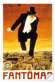 Wandsticker Fantômas, 1913