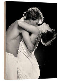 Holzbild Patrick Swayze &amp; Demi Moore, 1990