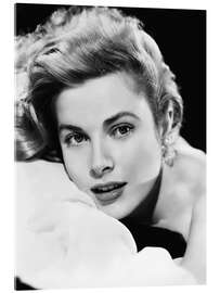 Acrylglasbild Grace Kelly, Fotoporträt