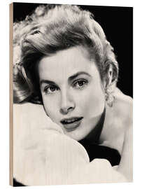 Stampa su legno Grace Kelly, photograph portrait