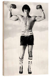 Holzbild Rocky III, 1982