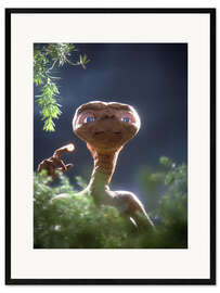 Gerahmter Kunstdruck E.T. - Der Außerirdische, 1982