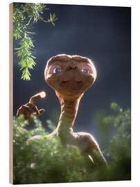 Holzbild E.T. - Der Außerirdische, 1982