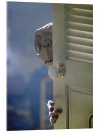 Acrylglasbild E.T. - Der Außerirdische in Elliot's Haus