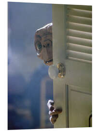 Hartschaumbild E.T. - Der Außerirdische in Elliot's Haus