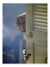 Wandbild E.T. - Der Außerirdische in Elliot's Haus