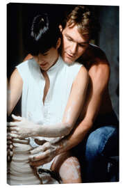 Leinwandbild Demi Moore und Patrick Swayze