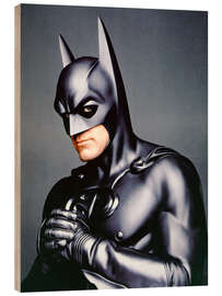 Stampa su legno George Clooney - Batman and Robin, 1997