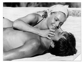 Wandsticker Der Swimmingpool - Romy Schneider und Alain Delon