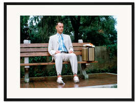 Gerahmter Kunstdruck Forrest Gump - Tom Hanks