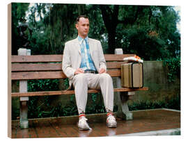 Holzbild Forrest Gump - Tom Hanks