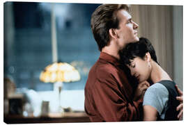 Leinwandbild Patrick Swayze und Demi Moore