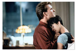 Wandsticker Patrick Swayze und Demi Moore